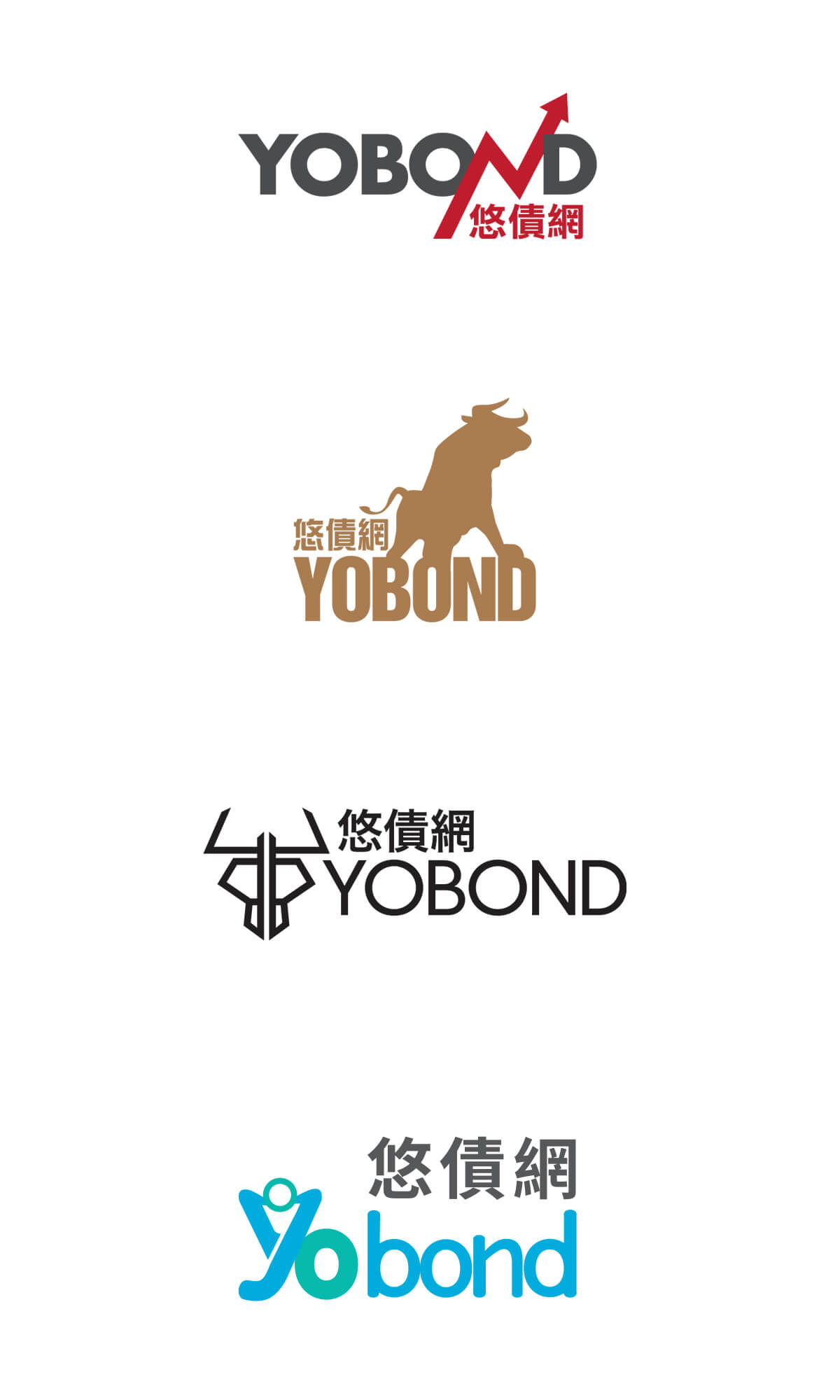 悠債網 YoBond Logo design Detail