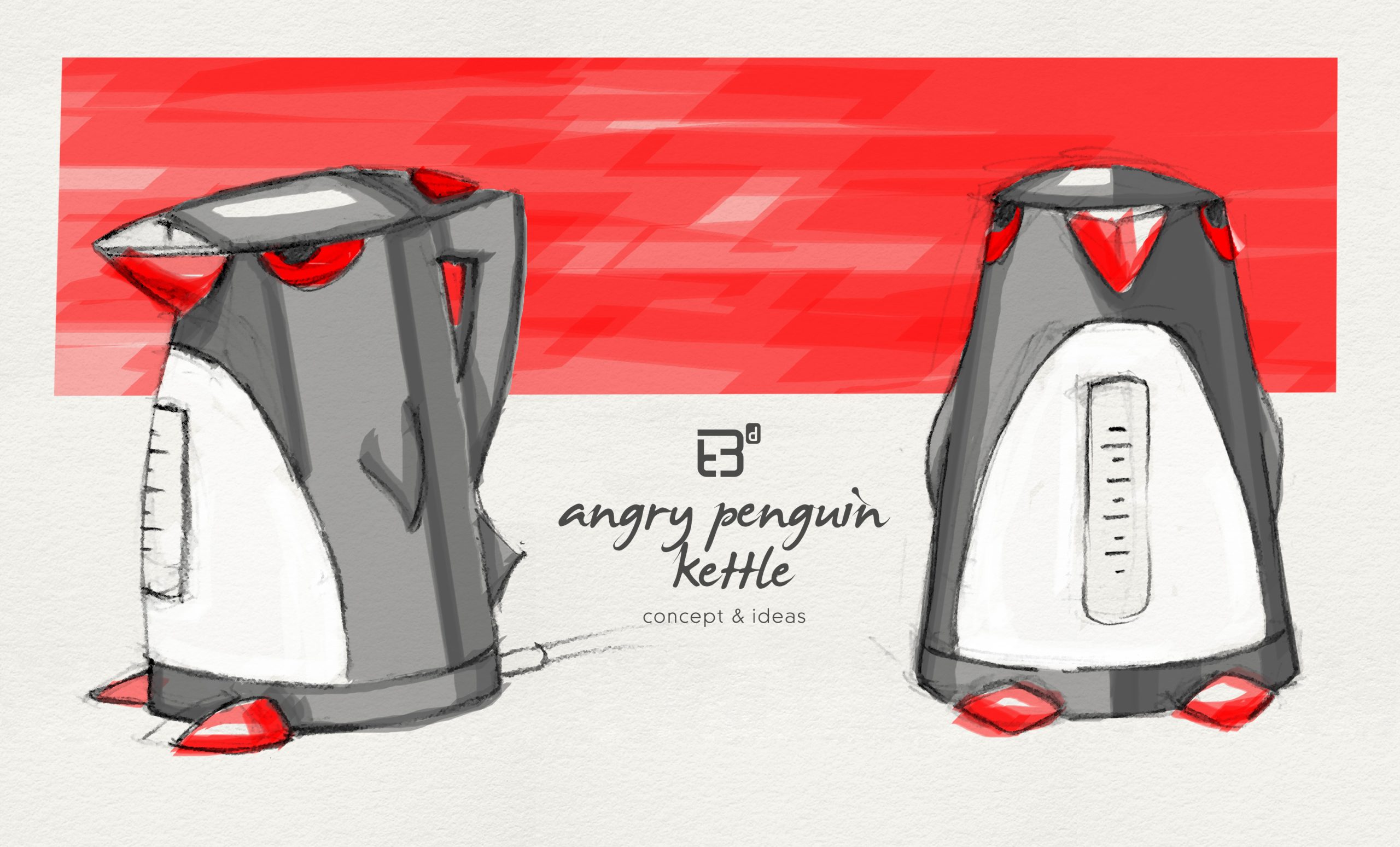 憤怒企鵝熱水壺 Angry Penguin Kettle