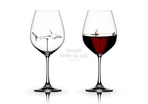 鯊魚紅酒杯 Shark Wine Glass